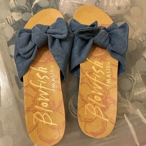 Women’s Jean material sandals